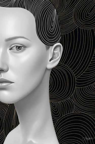 Female lines, Digital Art Andjela Miloševic