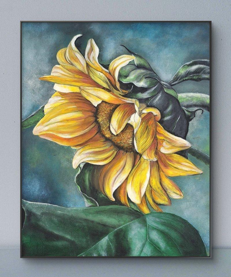 Sunflower, Painting Križanović Marijana