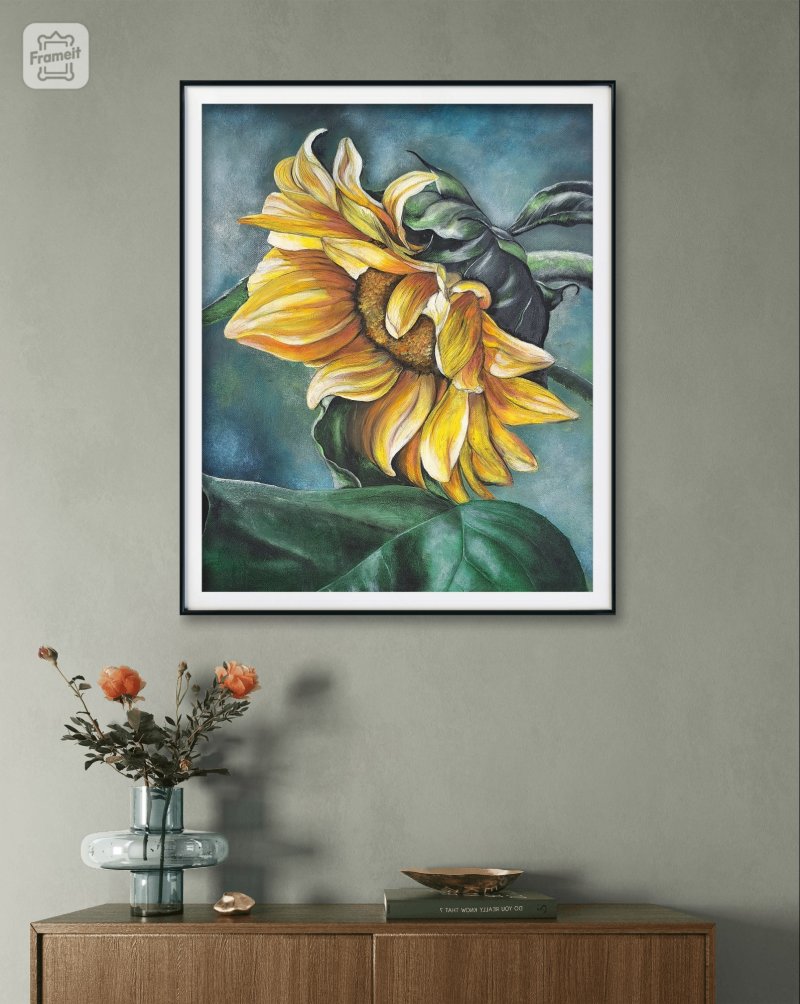 Sunflower, Painting Križanović Marijana