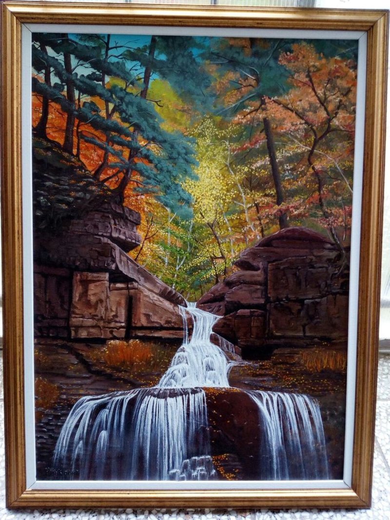 Autumn in the forest, Painting Ninković Zoran