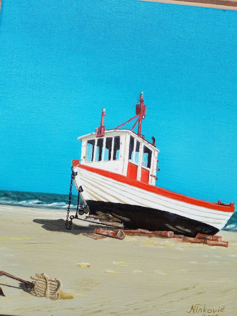 On wait, Painting Ninković Zoran