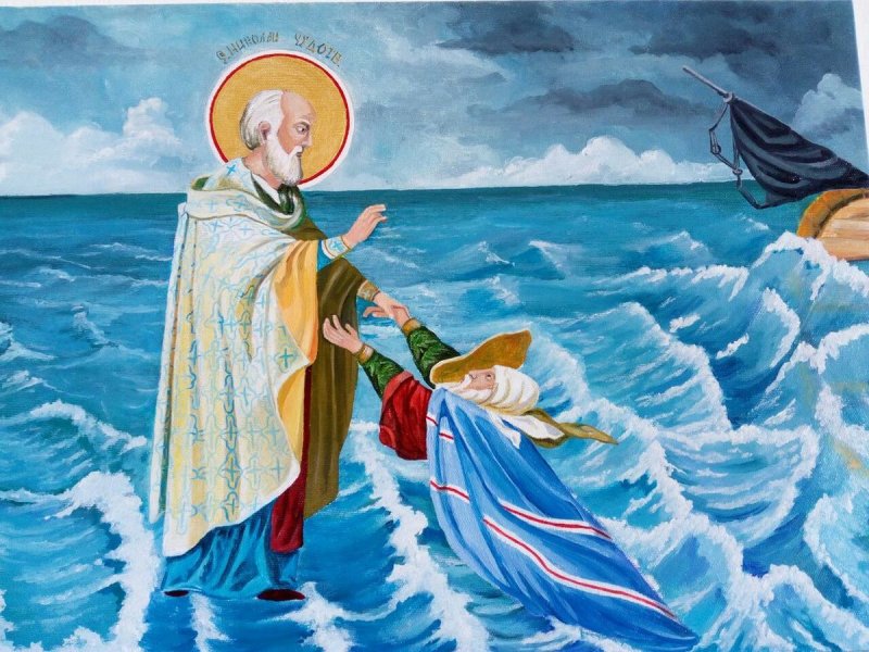 St. Nikolaj, Painting Ninković Zoran