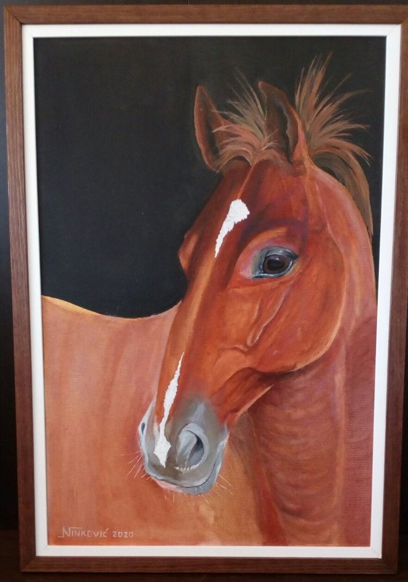 My friend, Painting Ninković Zoran