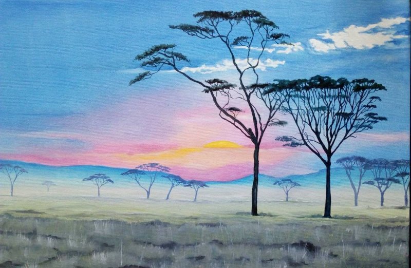 twilight, Painting Ninković Zoran