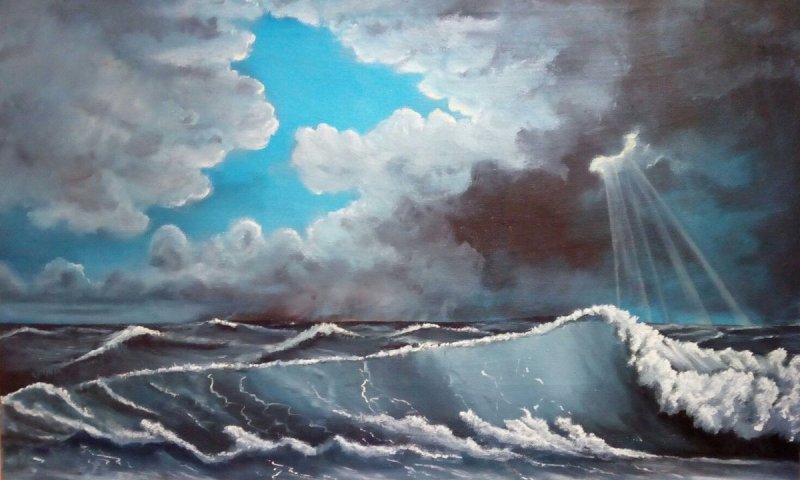 After storm, Painting Ninković Zoran