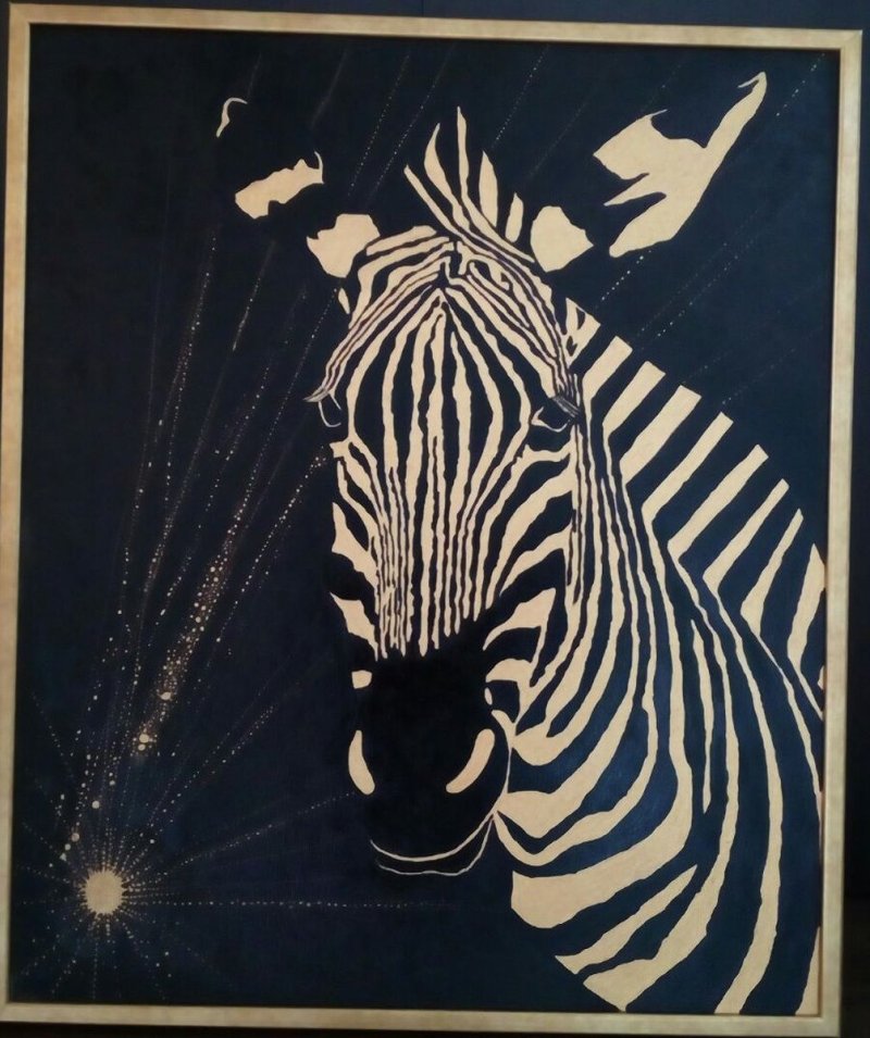 Zebra`s way, Painting Ninković Zoran