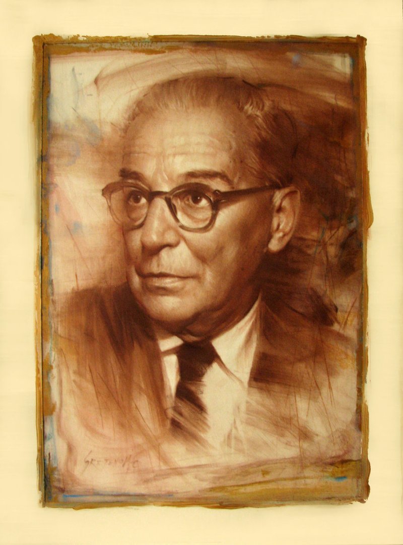 Portret, Ivo Andric, Slika Portreti, Sretenovic Miroljub