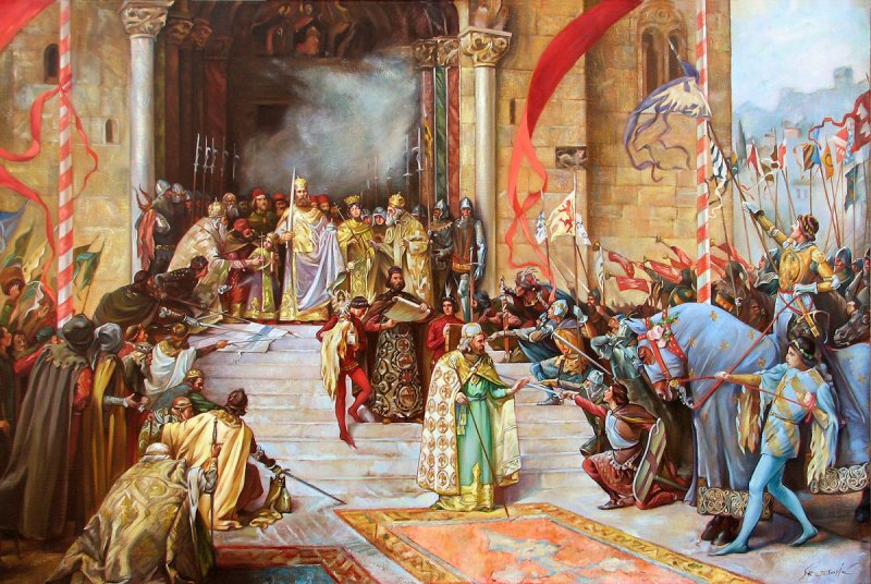 Krunisanje, po P. Jovanovicu, Slika Portreti, Sretenovic Miroljub