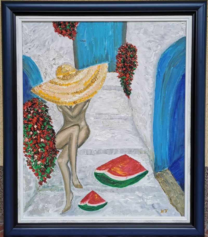 Devojka sa Mediterana, Slika Nikolina Generalović