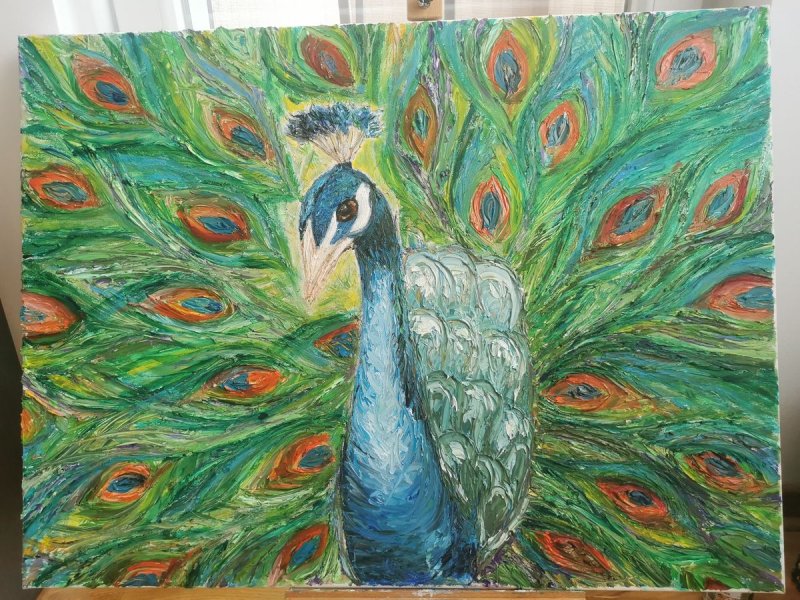 Peacock, Painting Nikolina Generalović