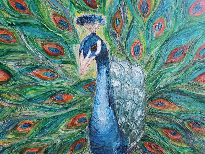 Peacock, Painting Nikolina Generalović