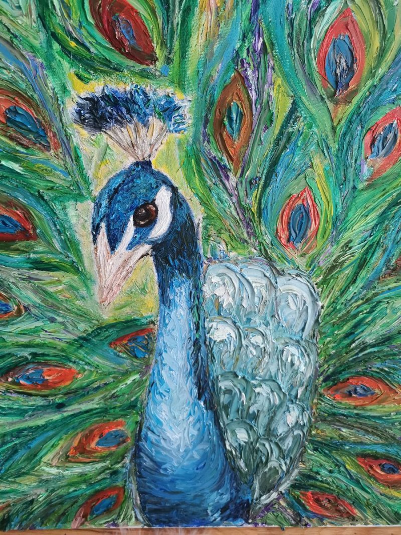 Peacock, Painting Nikolina Generalović