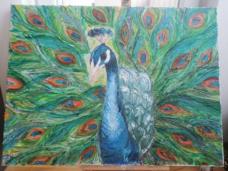 Peacock, Painting Nikolina Generalović