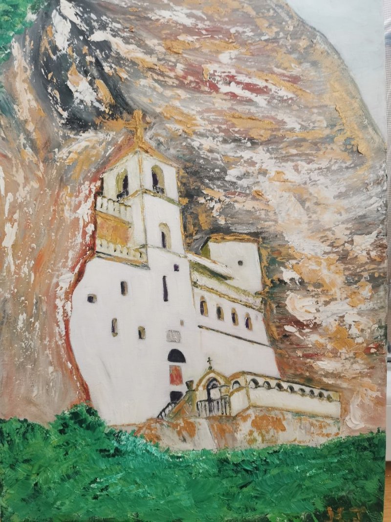 Ostrog Monastery, Painting Nikolina Generalović