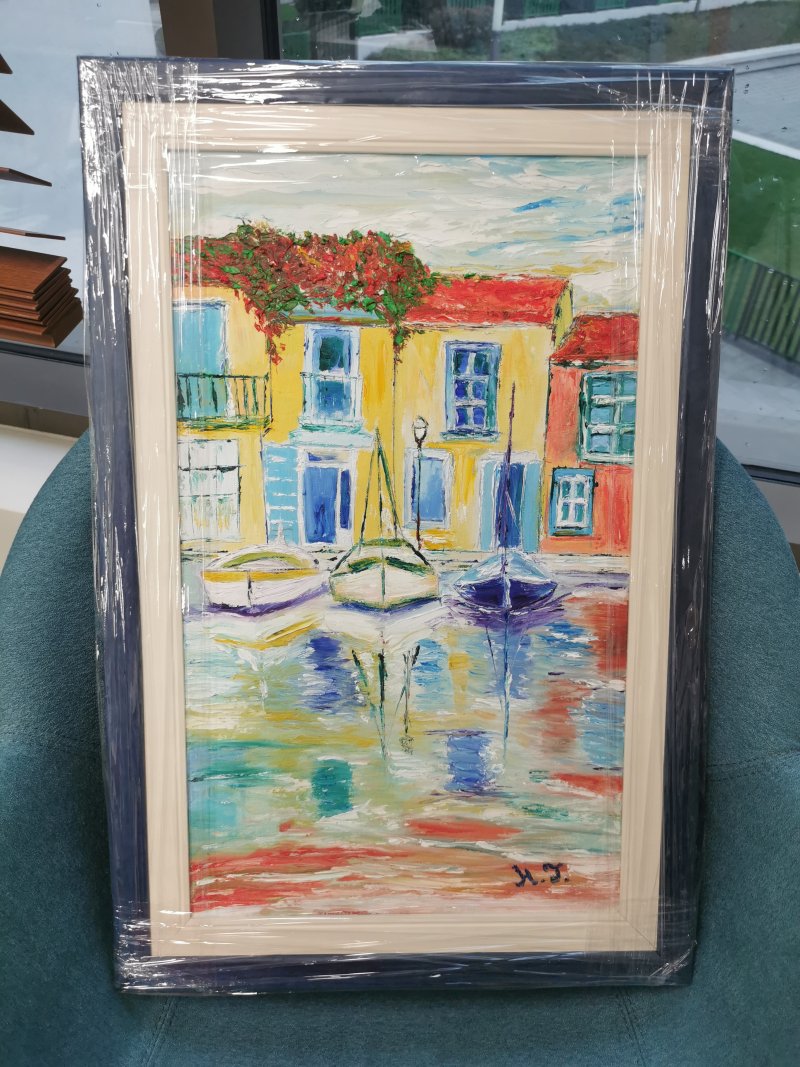 Mediterranean houses, Painting Nikolina Generalović