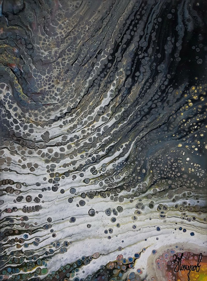 Abstraction - Metamorphosis 013 SL, Painting Čokulov Zoran