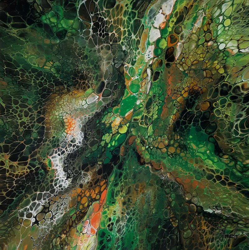 Apstrakcija - Metamorphosis 050 FC, Slika Čokulov Zoran