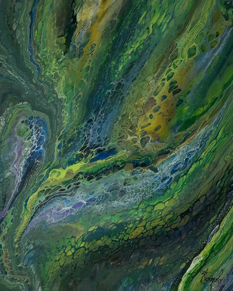 Abstraction - Metamorphosis 055 FC, Painting Čokulov Zoran