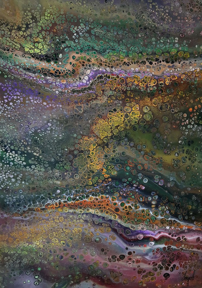 Abstraction - Metamorphosis 077 FC, Painting Čokulov Zoran