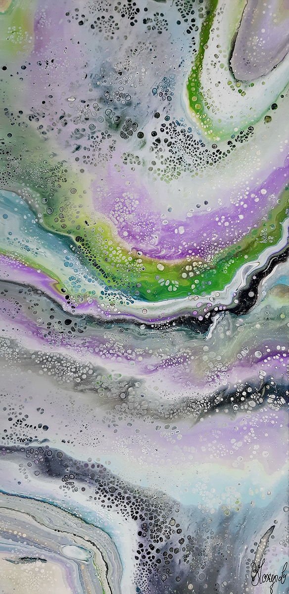 Abstraction - Metamorphosis 113 FC - 30cm x 60cm, Painting Čokulov Zoran