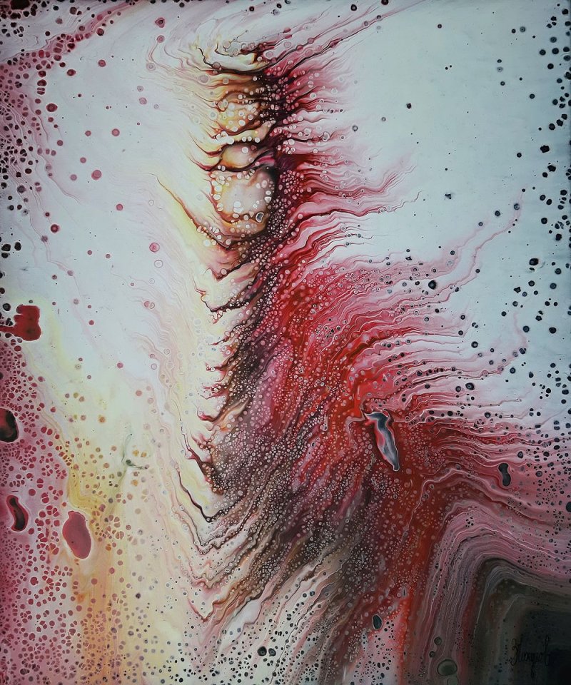 Abstraction - Metamorphosis 116 SL - 50cm x 60cm, Painting Čokulov Zoran