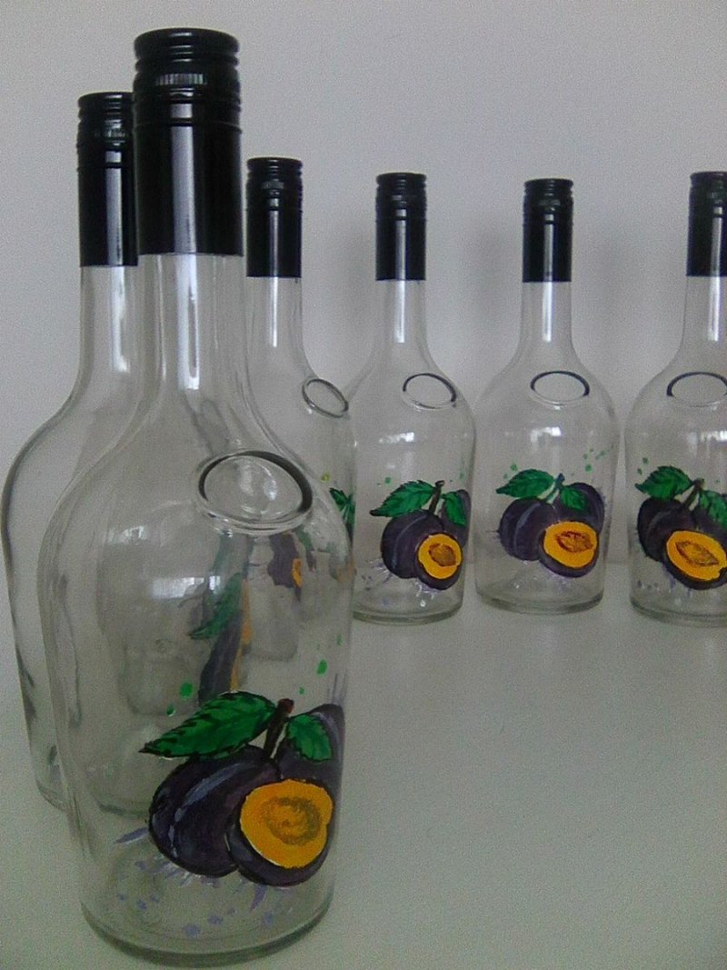 Brandy bottles, Handicraft Ostojić Sanja