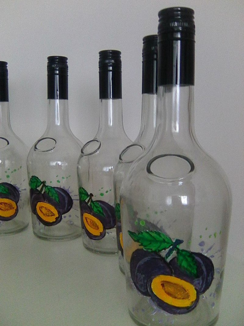 Brandy bottles, Handicraft Ostojić Sanja