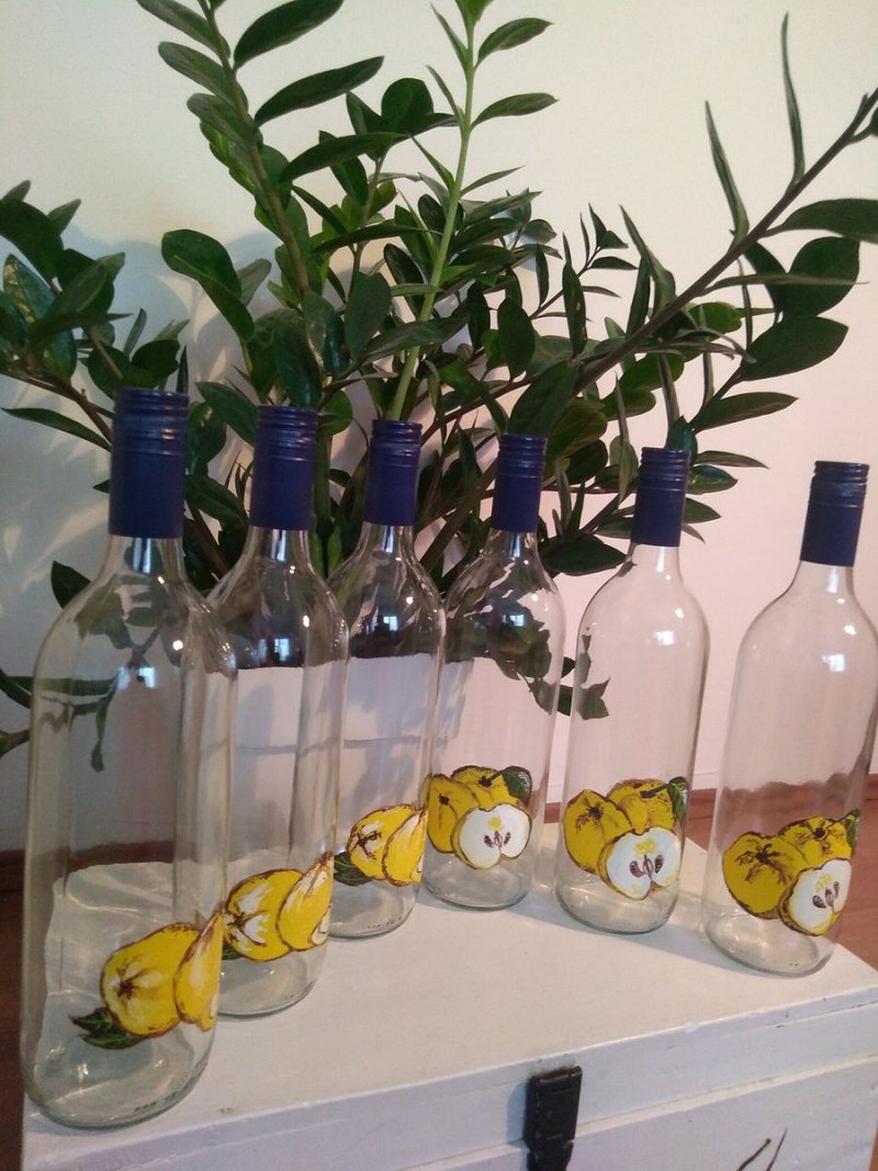 Brandy bottles, Handicraft Ostojić Sanja