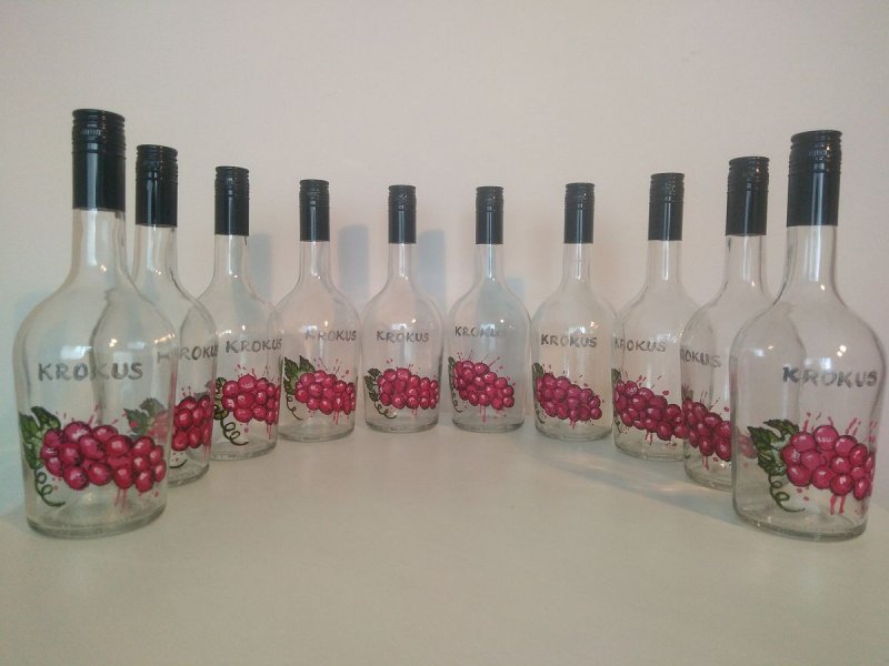 Brandy bottles-grape, Handicraft Ostojić Sanja