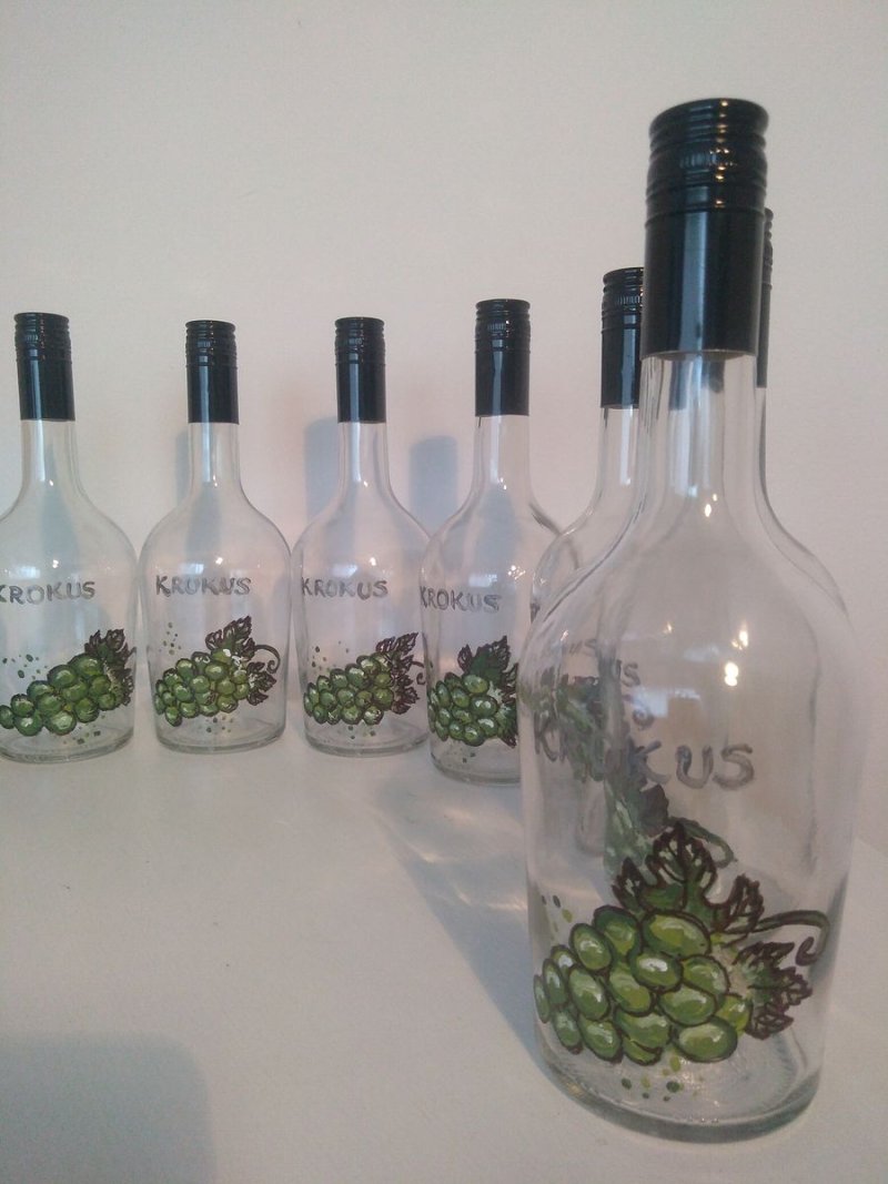 Brandy bottles-grape, Handicraft Ostojić Sanja