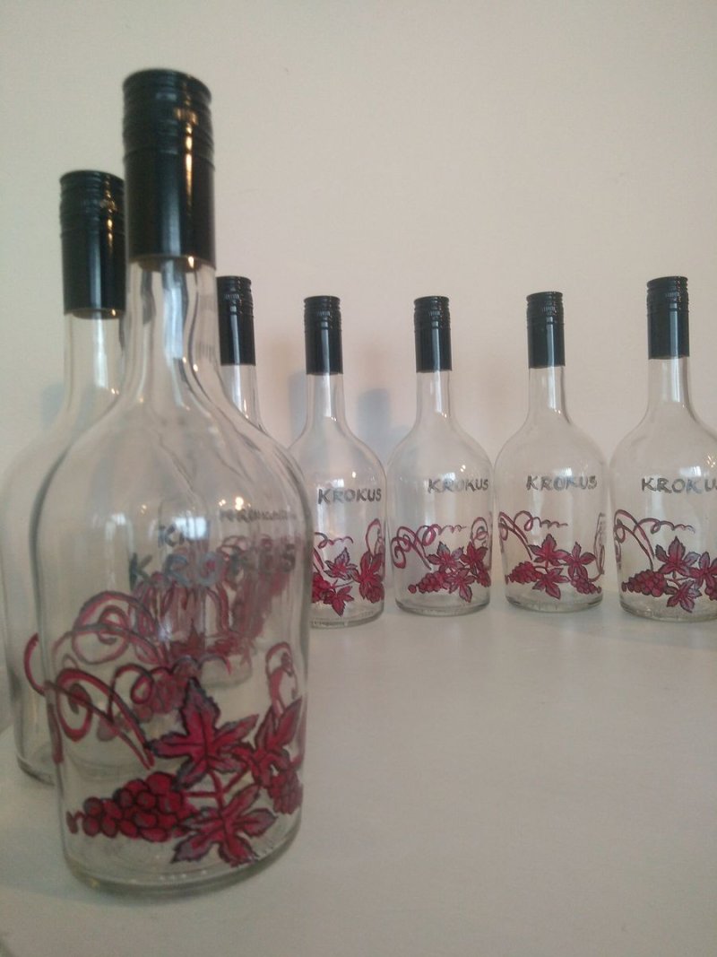 Brandy bottles-grape, Handicraft Ostojić Sanja