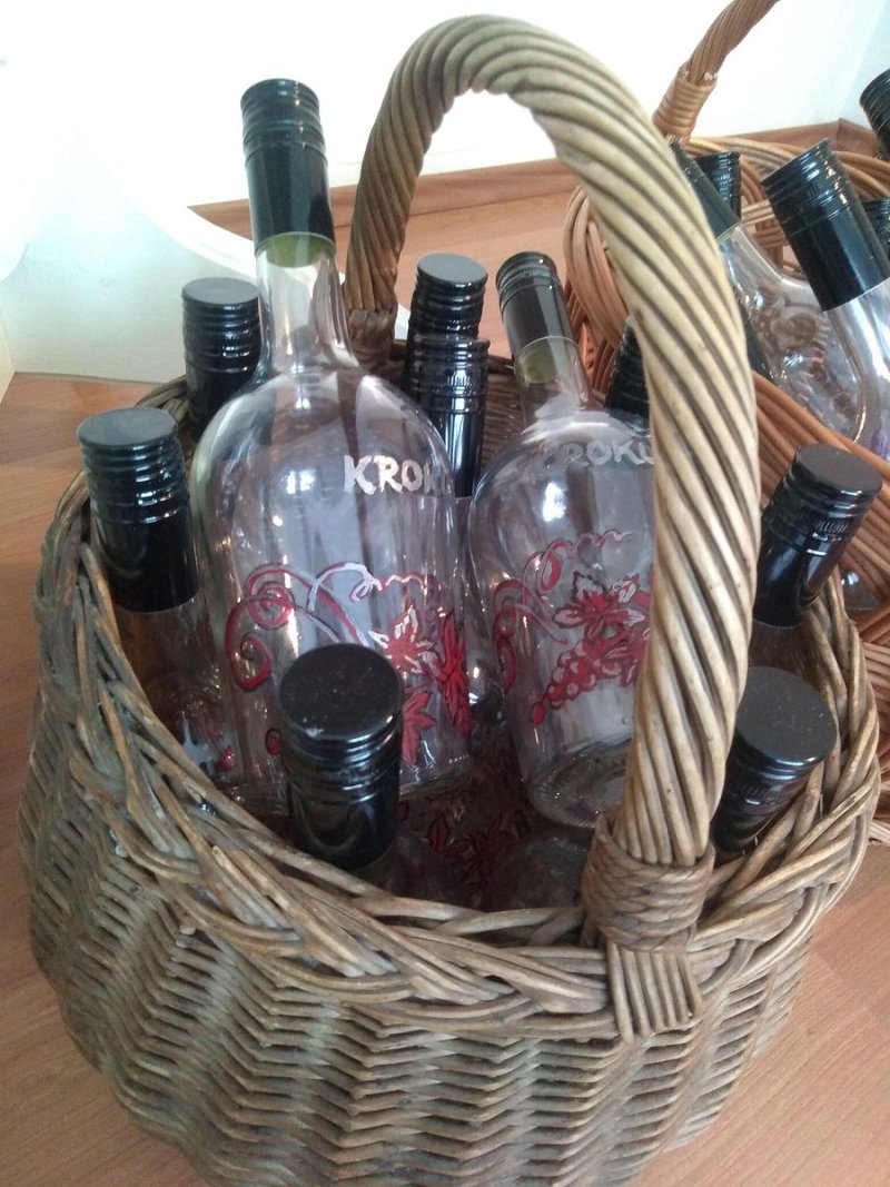 Brandy bottles-grape, Handicraft Ostojić Sanja