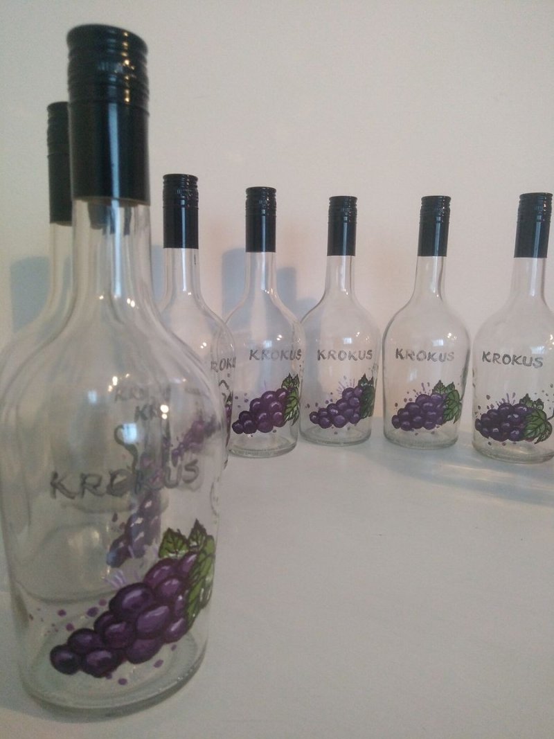 Brandy bottles-grape, Handicraft Ostojić Sanja