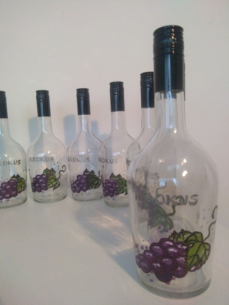 Brandy bottles-grape, Handicraft Ostojić Sanja