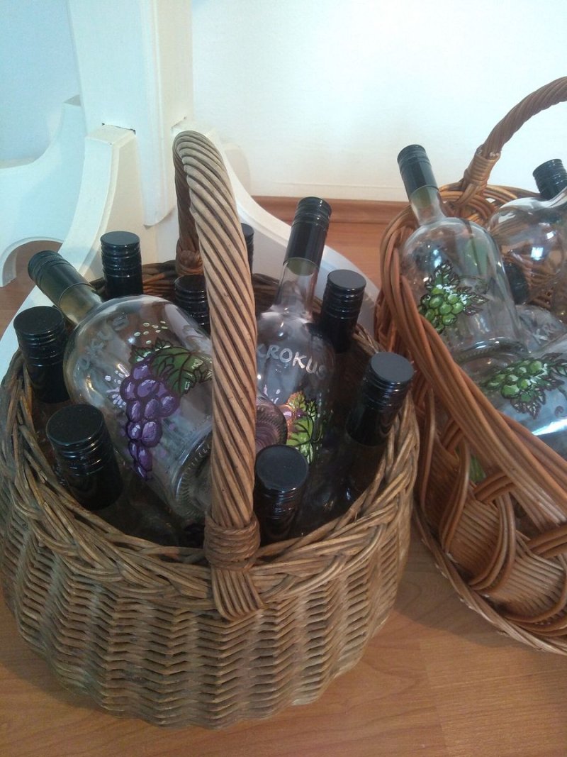 Brandy bottles-grape, Handicraft Ostojić Sanja