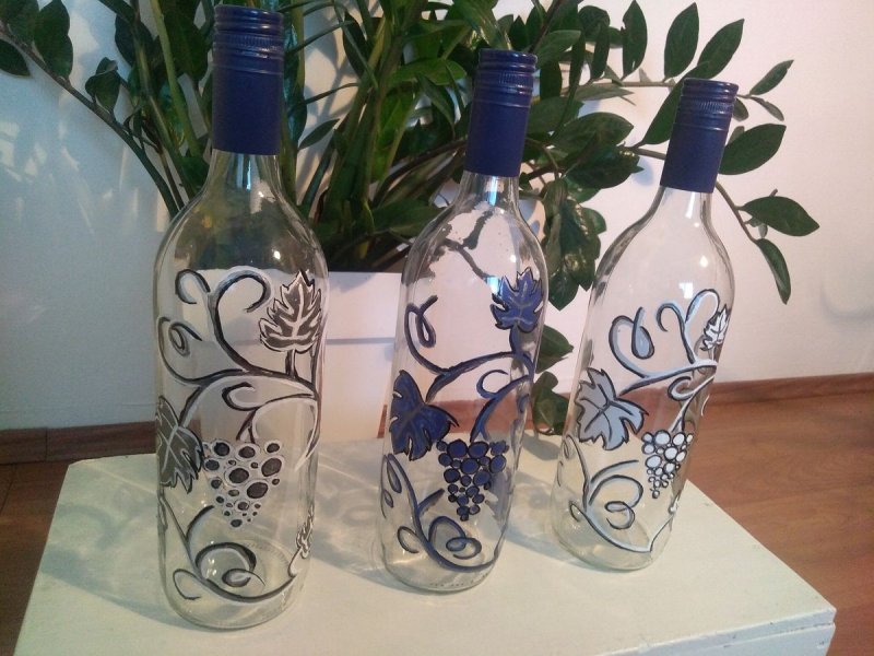 Brandy bottles, Handicraft Ostojić Sanja