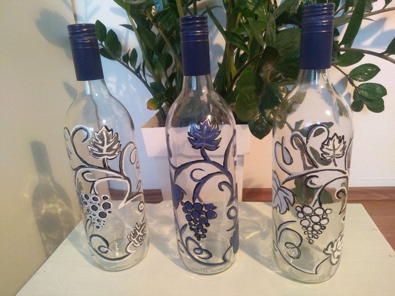 Brandy bottles, Handicraft Ostojić Sanja