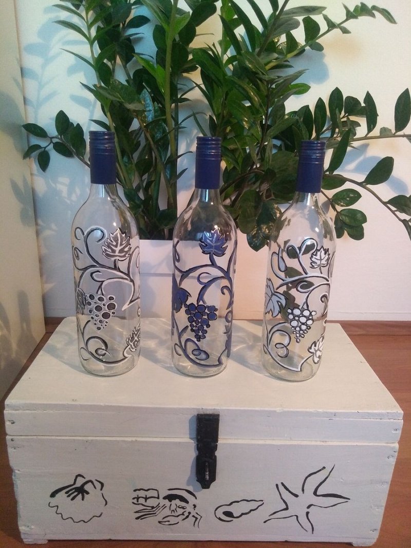 Brandy bottles, Handicraft Ostojić Sanja