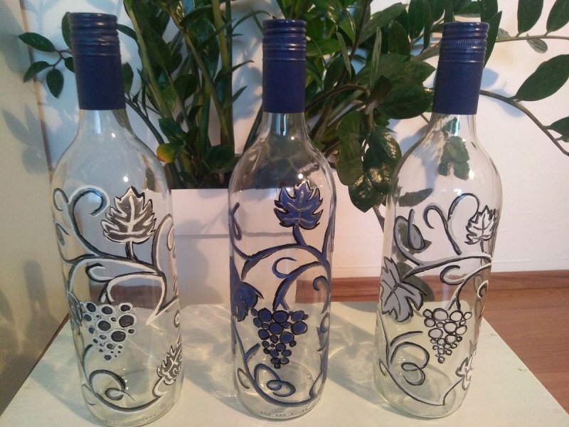 Brandy bottles, Handicraft Ostojić Sanja