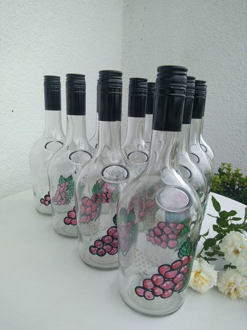 Brandy bottles, Handicraft Ostojić Sanja