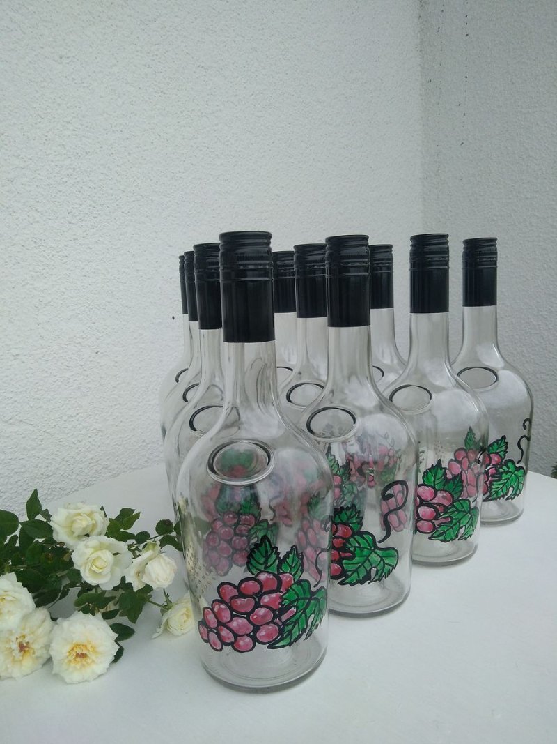 Brandy bottles, Handicraft Ostojić Sanja