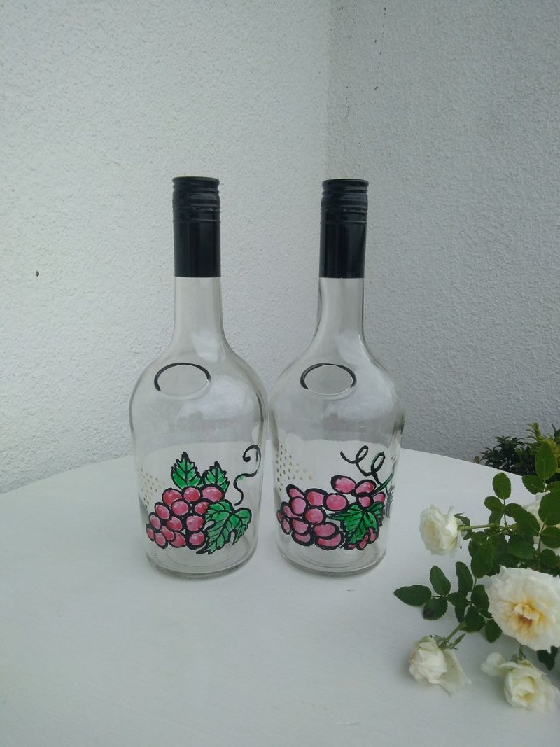 Brandy bottles, Handicraft Ostojić Sanja