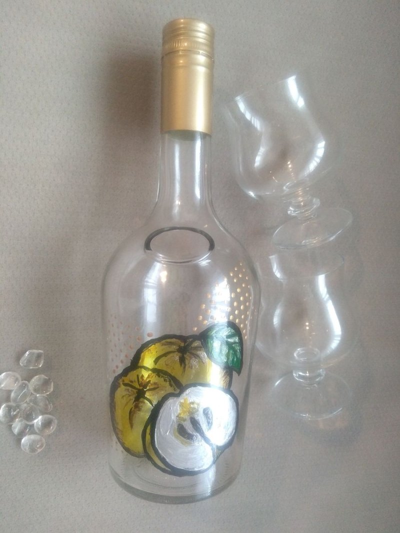 Brandy bottle, Handicraft Ostojić Sanja