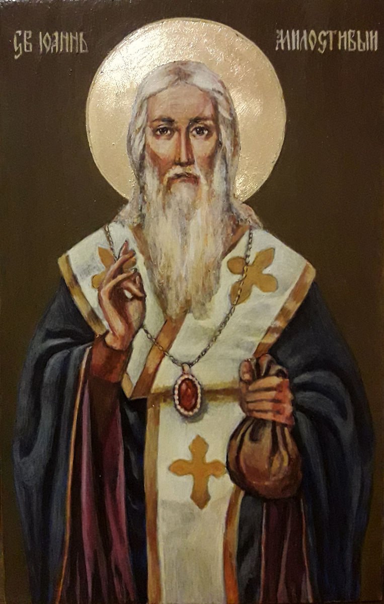 Sveti Jovan Milostivi, Slika Pravoslavne Ikone