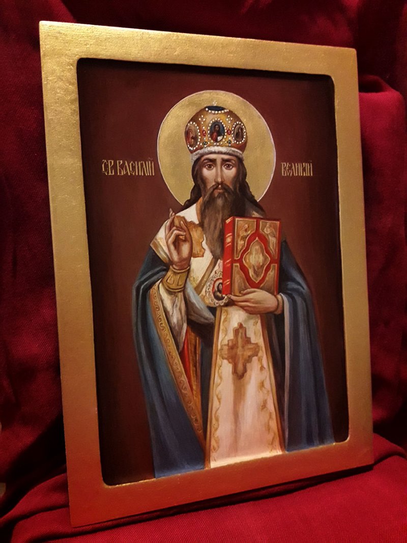 Sveti Vasilije Veliki, Slika Pravoslavne Ikone