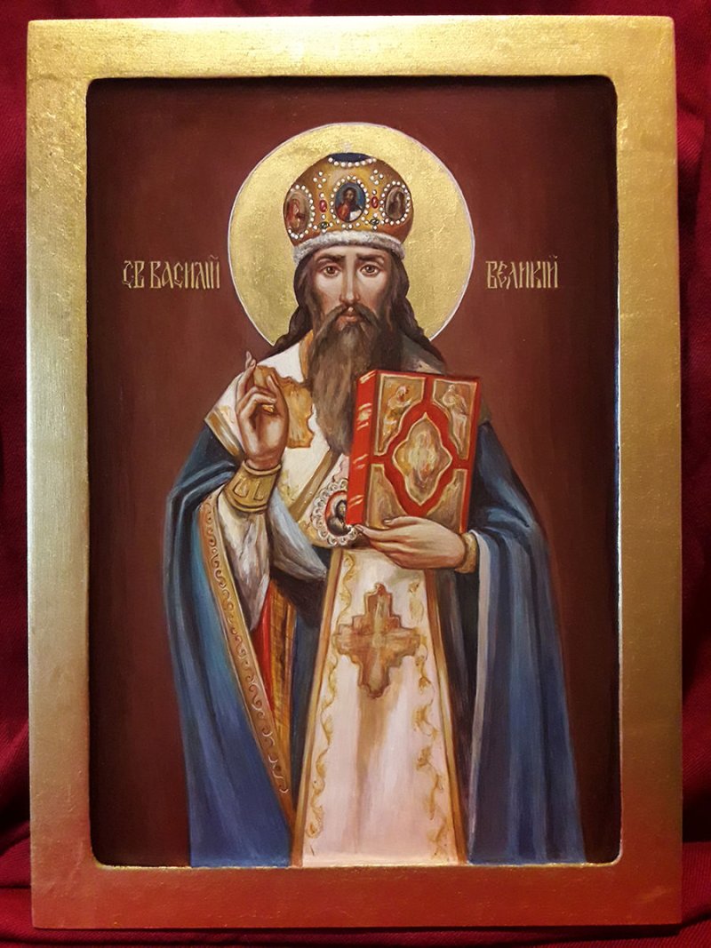 Sveti Vasilije Veliki, Slika Pravoslavne Ikone