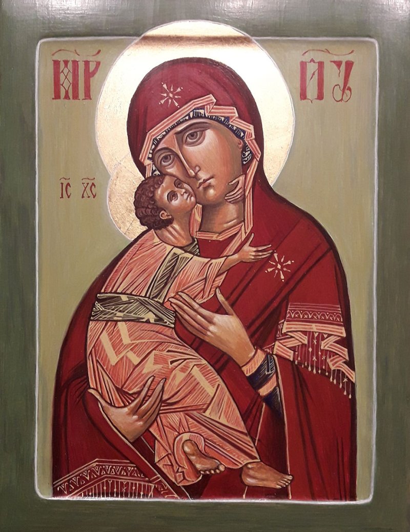 Presveta Bogorodica Vladimirska, Slika Pravoslavne Ikone