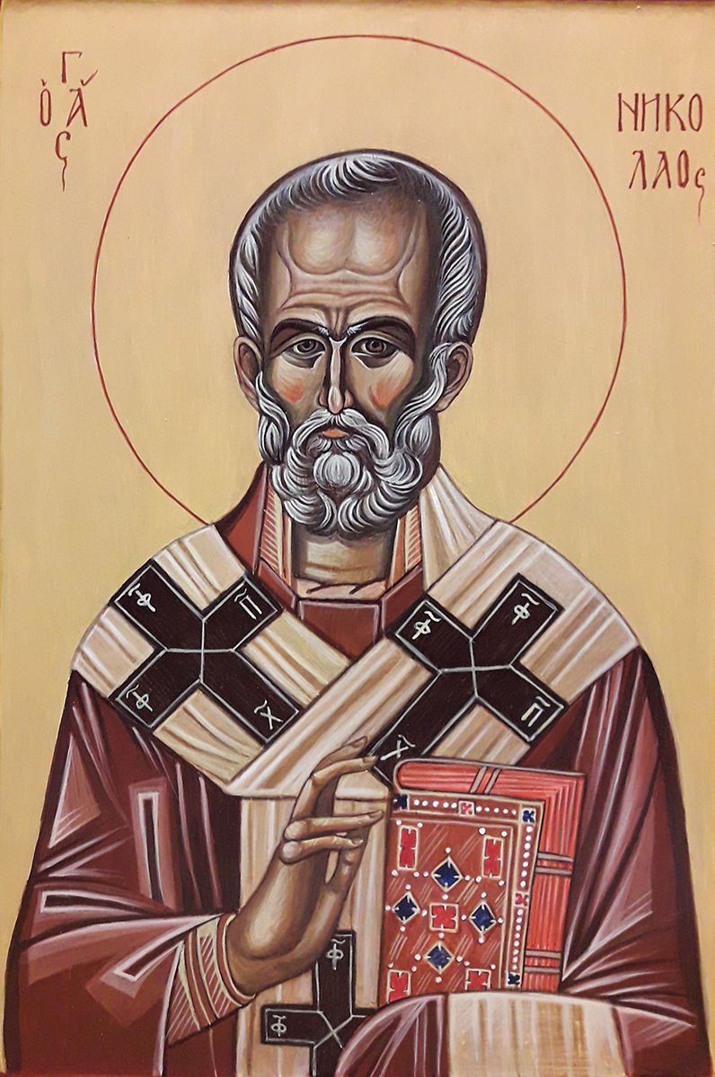 Saint Nicholas of Myra, Painting Pravoslavne Ikone