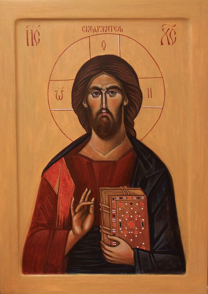 Gospod Isus Hristos Pantokrator, Slika Pravoslavne Ikone