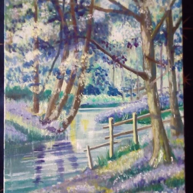 The fence next to river